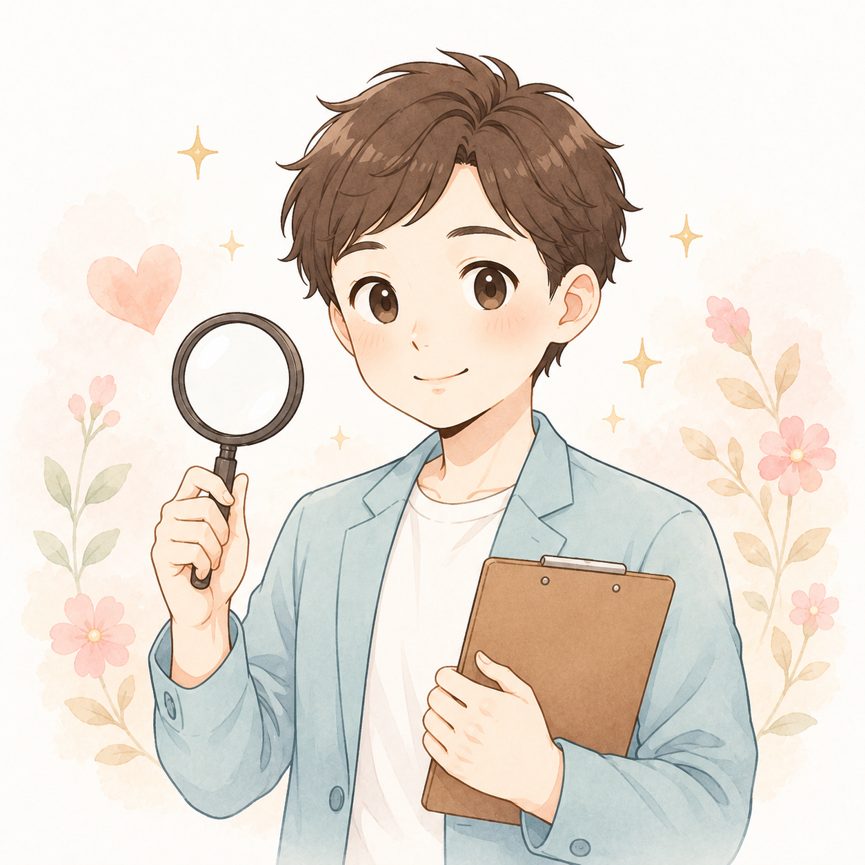 比較と準備チェックを案内するレイ