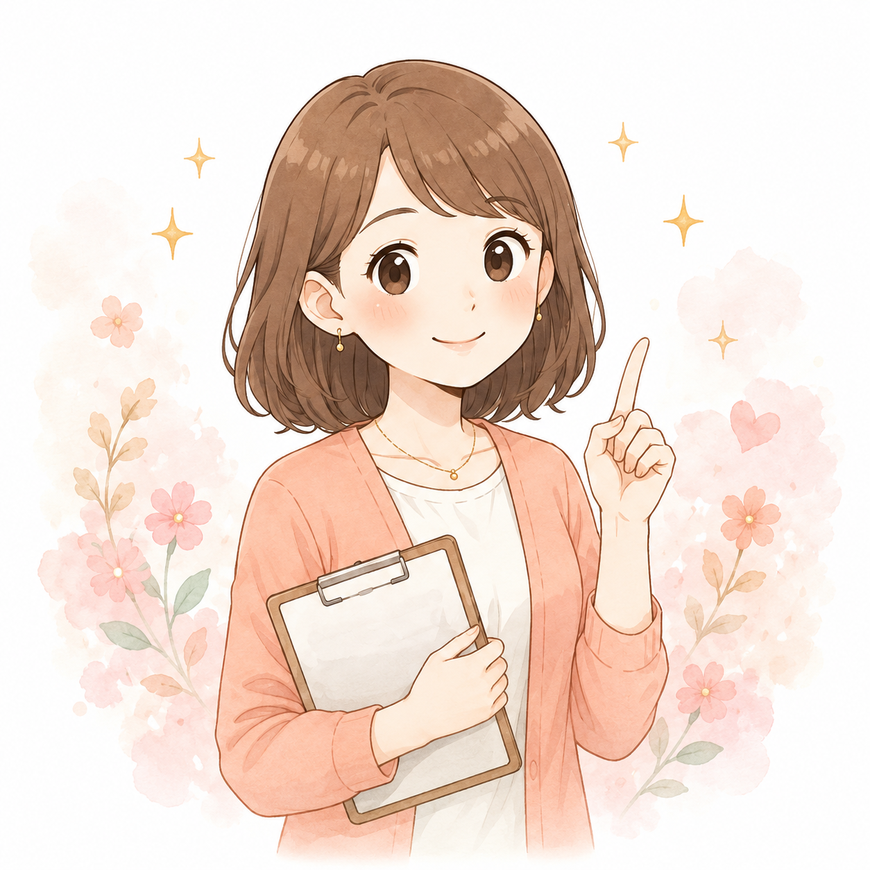 結婚式する・しない診断を案内するユイ